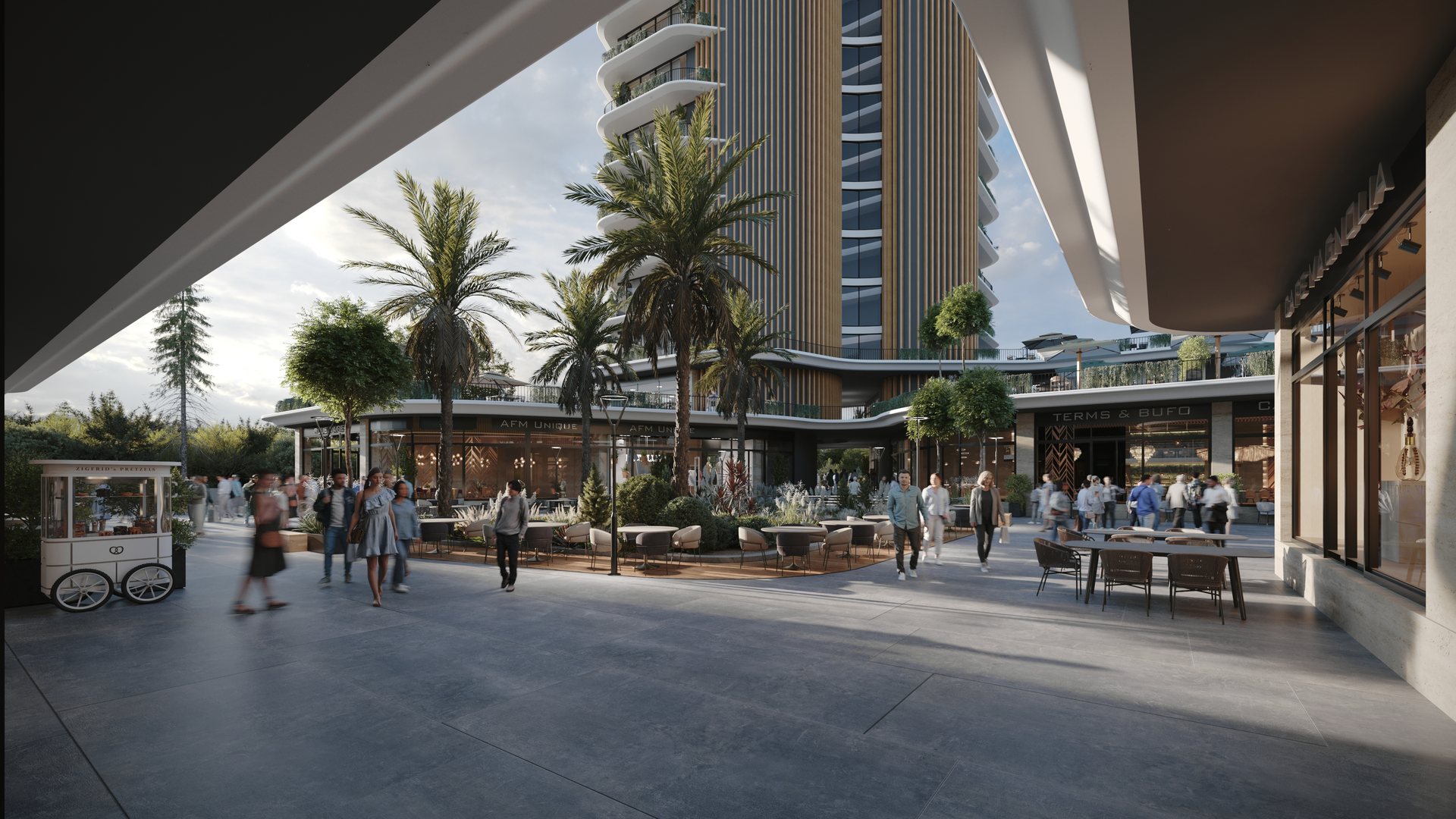 UBB Mersin Metin Çiçek Villaları - Dış Mekân Görselleştirme